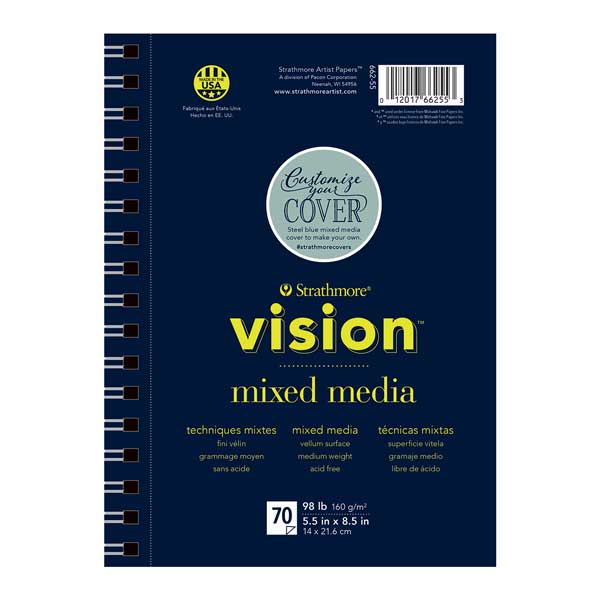 Vision mixed media pads
