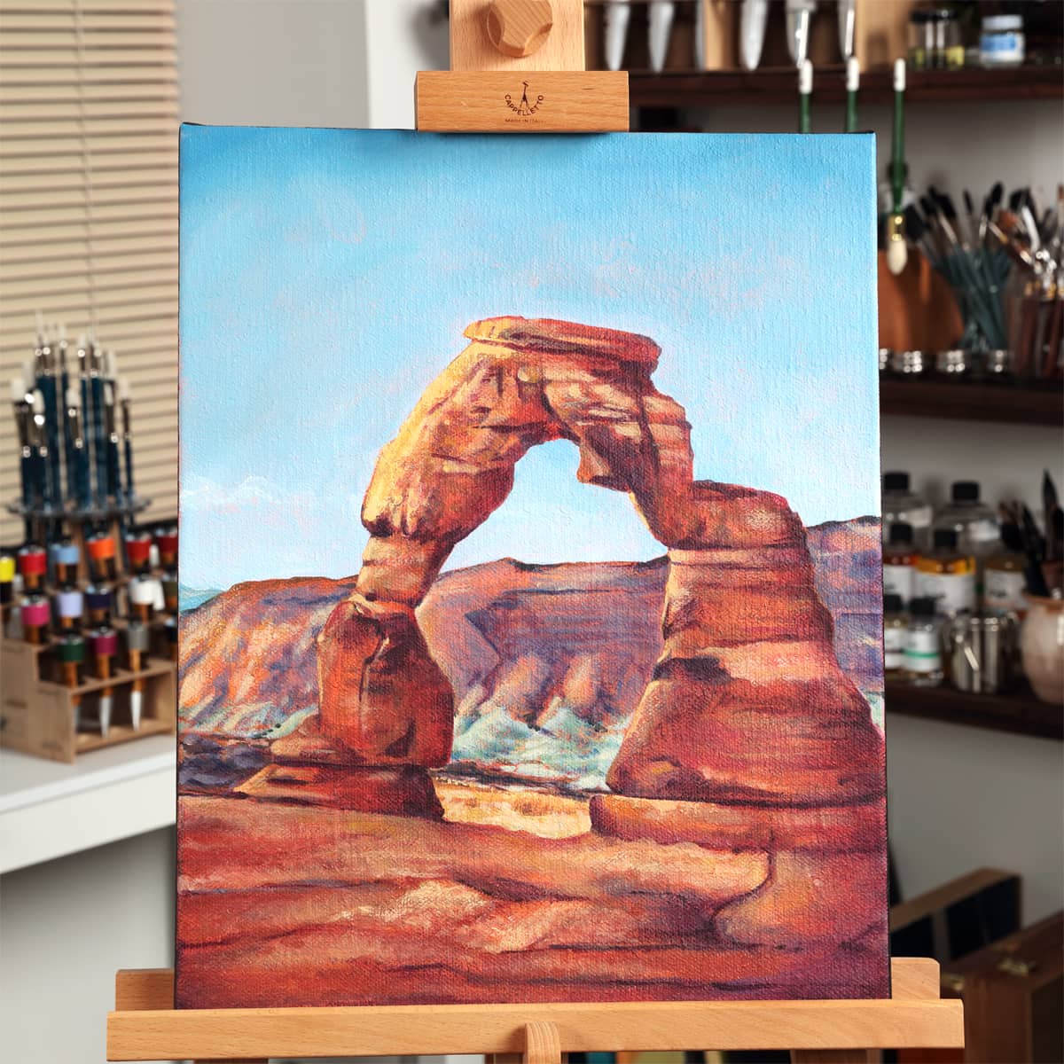 Vista Jute Acrylic-Primed Canvas artwork