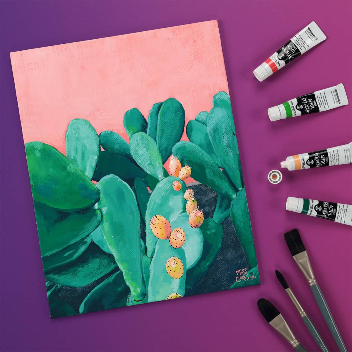 Vista Jute Acrylic-Primed Canvas Panels