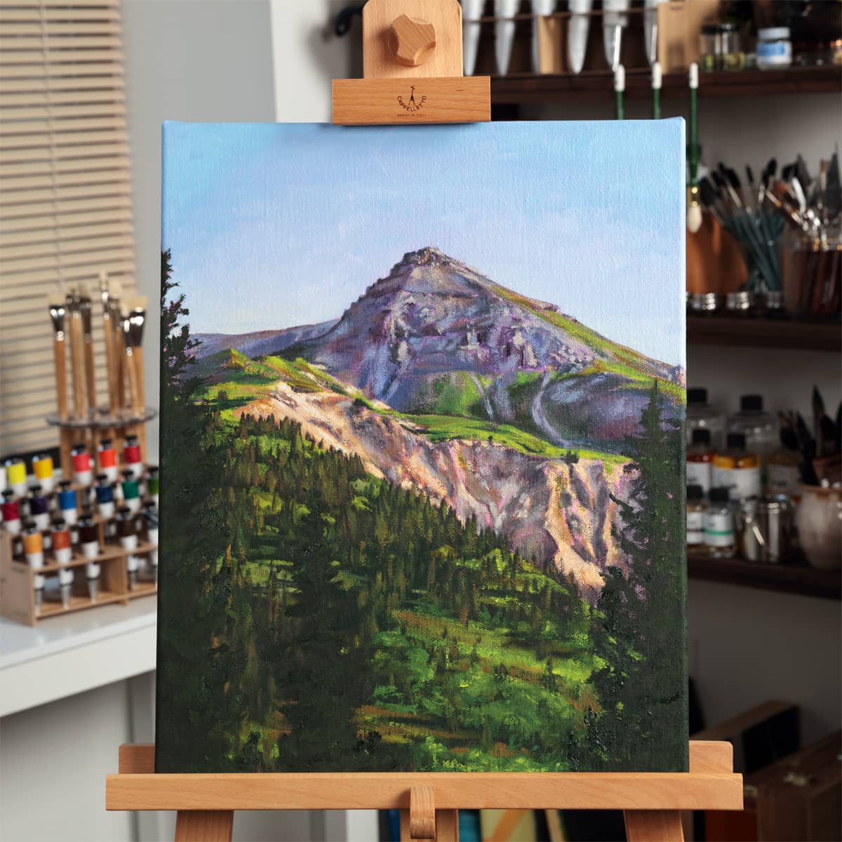 Vista Jute Oil-Primed Stretched Canvas 1-1/2 Deep