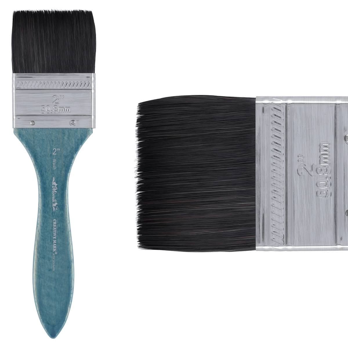 Silver Brush Black Velvet Watercolor Brush Wash 1.5-Inch - Wet Paint  Artists' Materials and Framing