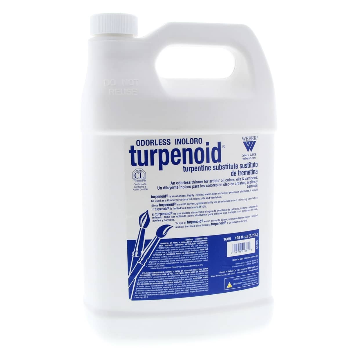 Weber Odorless Turpenoid gallon Jug