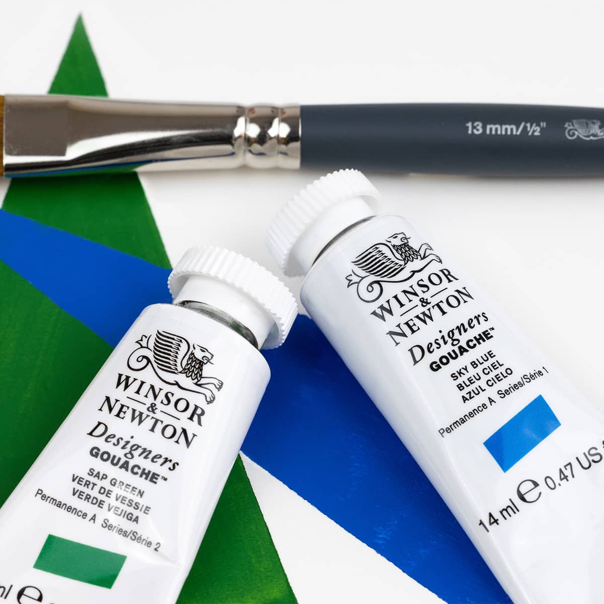 Winsor & Newton Designers Gouache in use