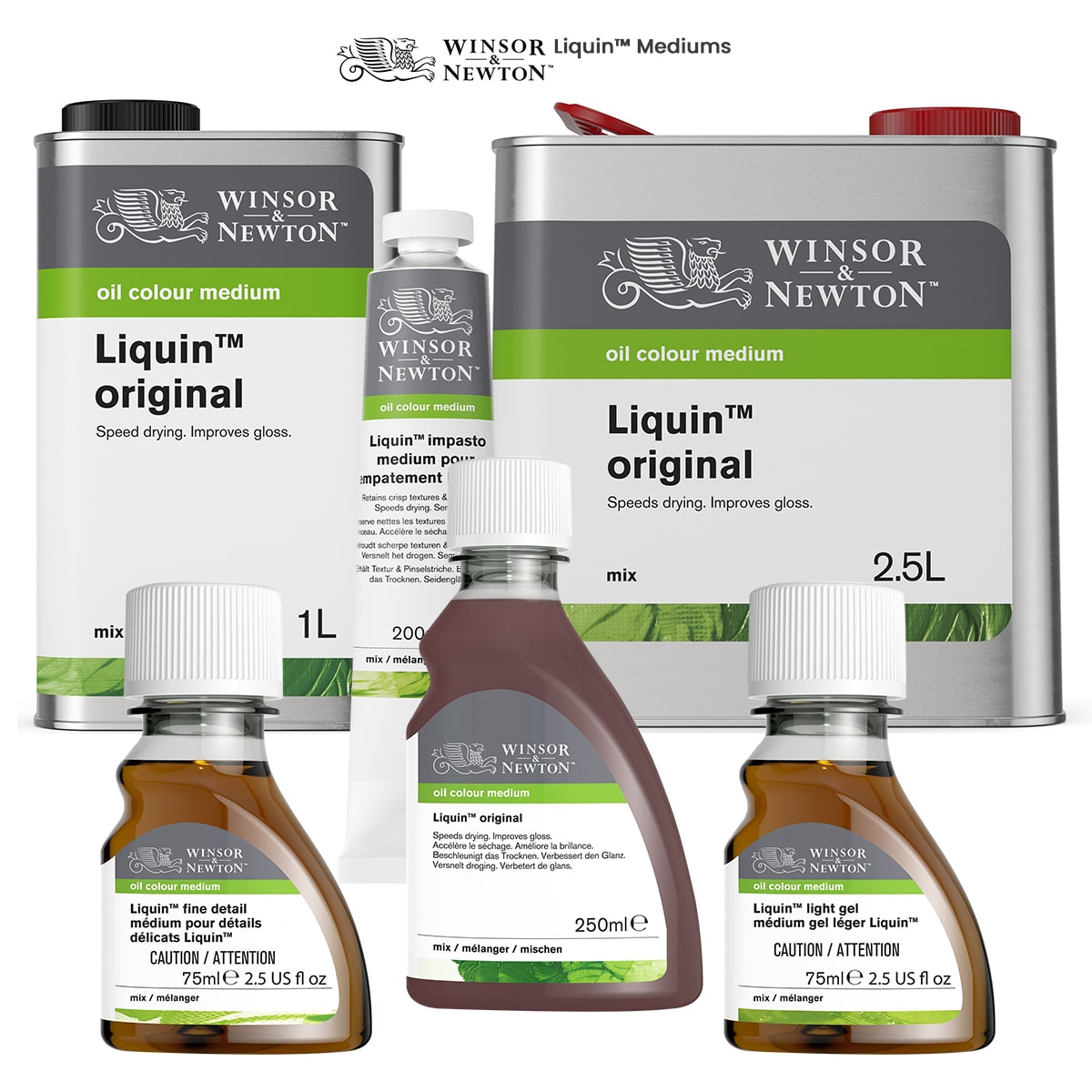 Winsor & Newton Liquin Mediums