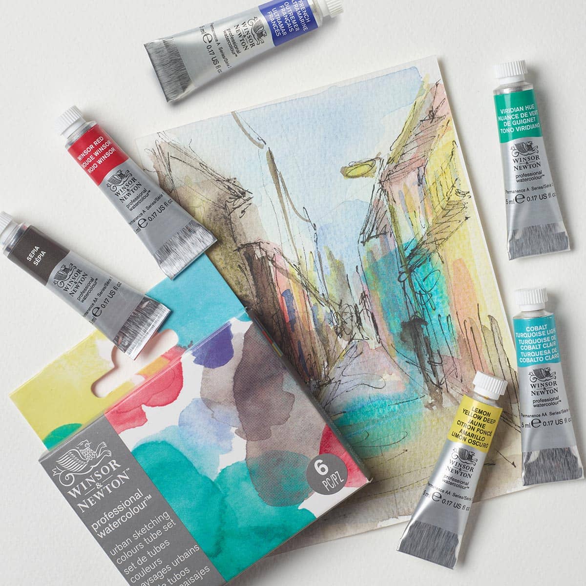 Winsor & Newton Professional Watercolours Set of 6