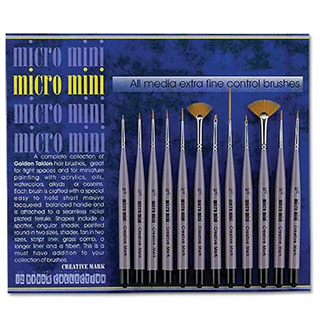 Creative Mark Micro Mini Detail Brush12 Piece Brush Set
