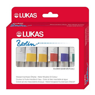 LUKAS Berlin Water-Mixable Oil Colors
Starter Set of 6