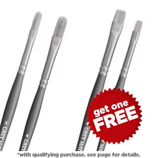 FREE Grey Matters brush Size 3 or 4 Flat or Bright*