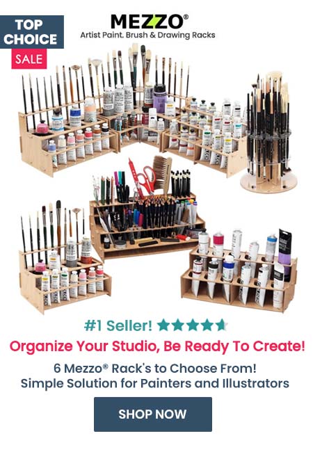 Mezzo® Artist Studio Storage Racks
