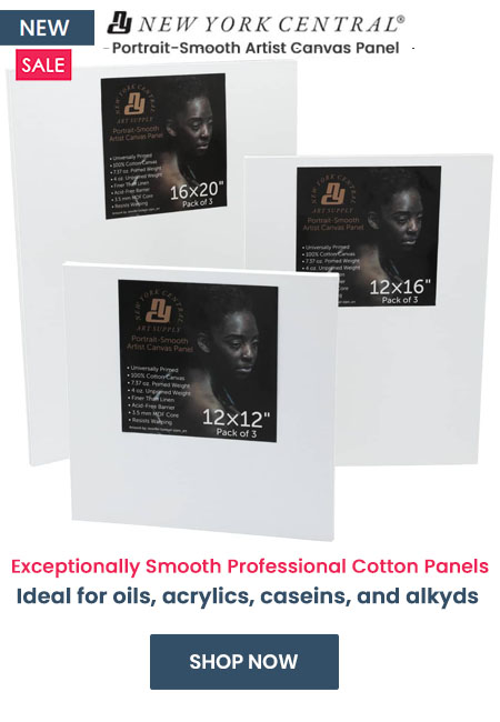 New York Central Portrait-Smooth Artist Canvas Panels