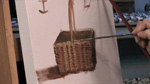 Painting a Basket in Oils