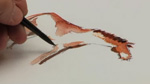 Animals of Yellowstone: Horse in Watercolor