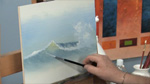 Crashing Ocean Waves in Oils