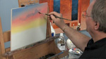 Sunset Sky in Oils 