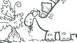 Drawing a Stegosaurus