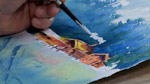 Techniques for Aqua Cover Liquid Watercolor Paper with Watercolors