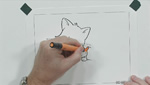 How To Color A Cartoon Kitten with Prismacolor Markers