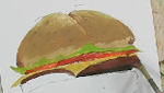 How To Paint A Delicious Hamburger Using Lukas Berlin Oils!