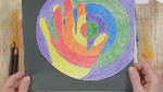 Warm Hands Cool Background: Art Projects for Kids