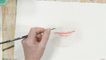 How To Paint a Mouth in Watercolors: Part 2