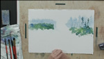 Creating a More Interesting Tree Line in Watercolors