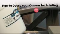 How to Gesso your Canvas for Painting