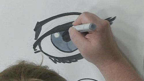 How To Draw Eyes Using Copic Markers