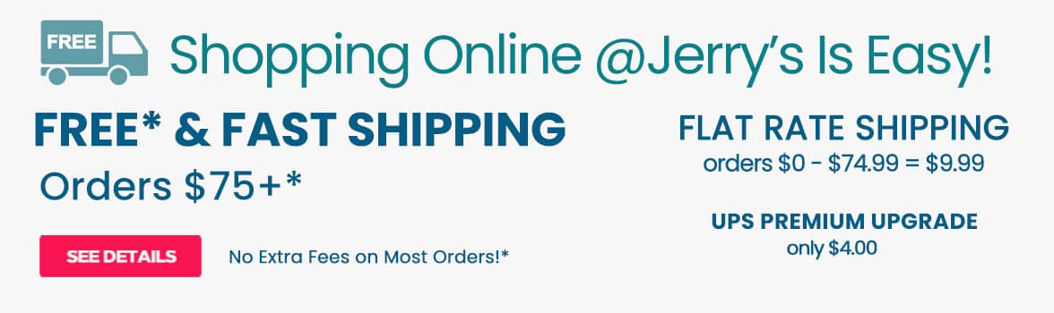 Free Shipping Orders $75+