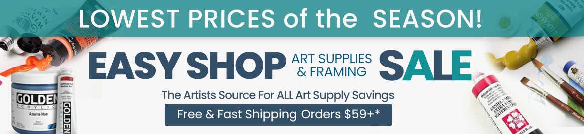 Easy Shop for the best selling art supplies