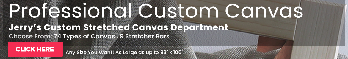 custom stretched canvas department