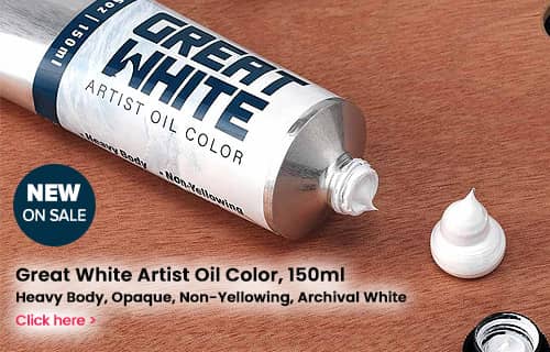 Great White Artist Oil Color Paint