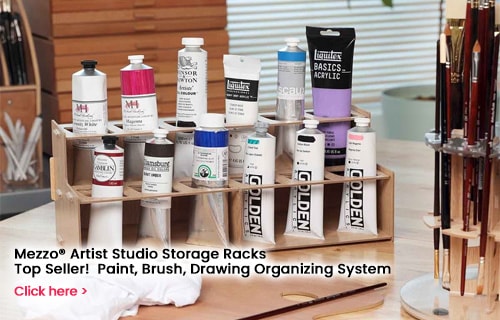 Mezzo® Artist Studio Storage Racks