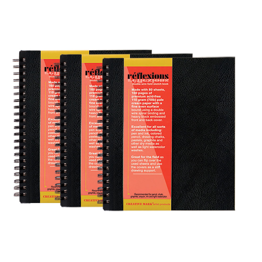 Windsor Wire Sketchbook A3-A4-A5-A6 – 80 Sheets