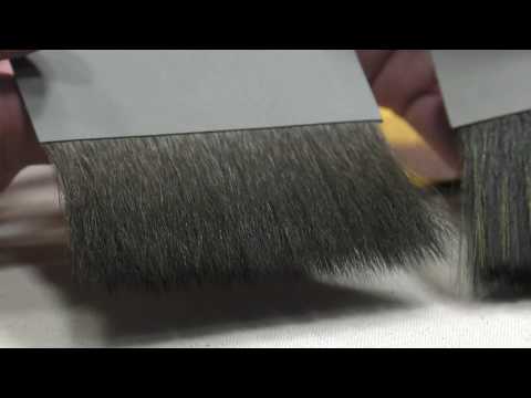 New York Central Natural and Synthetic Blue Squirrel Hair Gilder's Tip Brushes - Visual Commerce #1