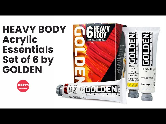 HEAVY BODY Acrylic Essentials Set of 6 by GOLDEN