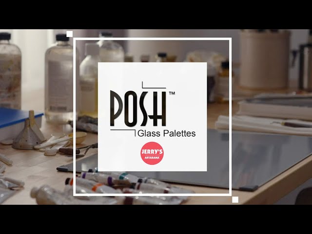New Wave POSH glass artist palettes for the distinguished painter!