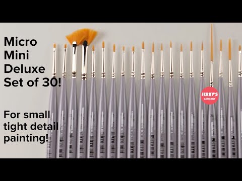 What is a great detail brush set? The Creative Mark Micro Mini Detail Brush Set of 30!