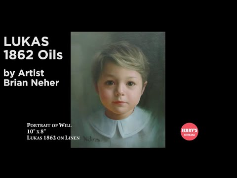Watch Oil Painting Portrait Come to Life with LUKAS 1862 Oils!