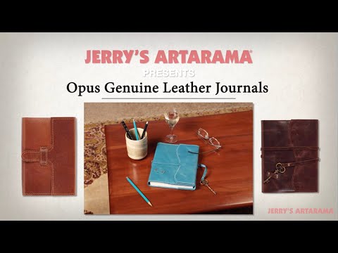 Opus Genuine Leather Journals Product Demo