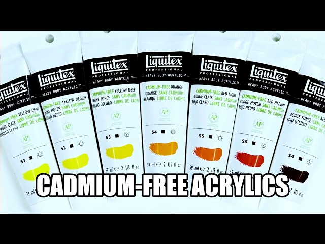 Liquitex Cadmium-Free Heavy Body Acrylics for Sustainable Color Vibrancy