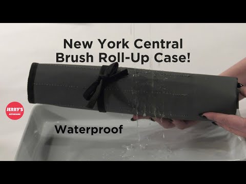 Waterproof fabric brush storage!