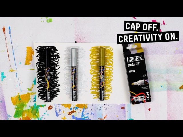 Liquitex Acrylic Markers Accent Set of 3. https://www.jerrysartarama.com/liquitex-marker-accent-setx3-bullet-tip-2mm Cap Off. Creativity On. Multi-Surface Markers for All. Designed for artists, illustrators, muralists,…