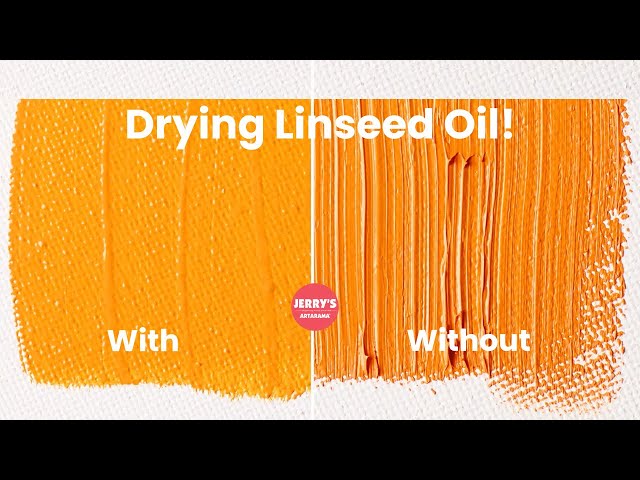 Drying Linseed Oil by Winsor & Newton