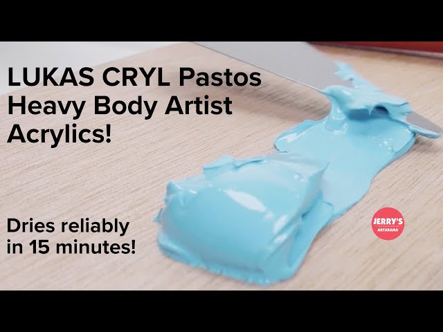 What paint should I use for Impasto Painting? LUKAS CRYL Pastos Heavy Body Artist Acrylics