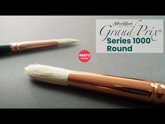 Superior Round Bristle Brushes by Silver Brush Grand Prix® 