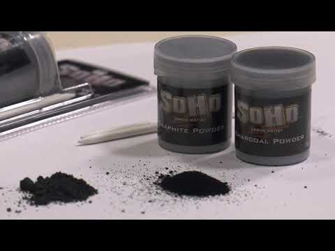 SoHo Graphite and Charcoal Drawing Powders - Visual Commerce