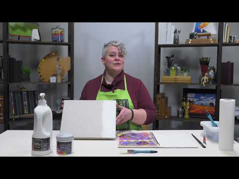 Creative Inspirations Acrylic White Gesso Product Demo 