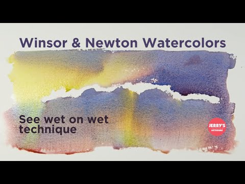 Wet on Wet Technique with Winsor & Newton Professional Watercolors
