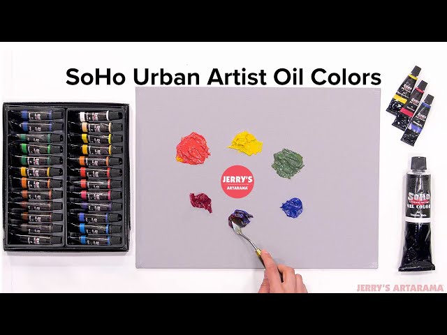 SoHo Urban Artist Oil Paints Product Demo