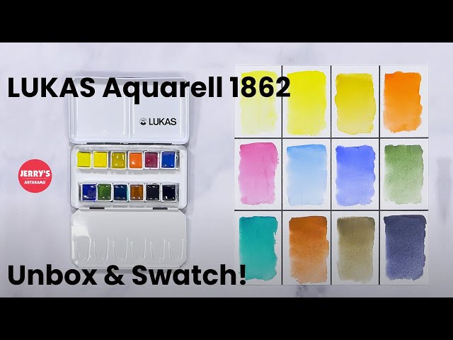 See LUKAS Aquarell 1862 - Unbox & Swatch video!